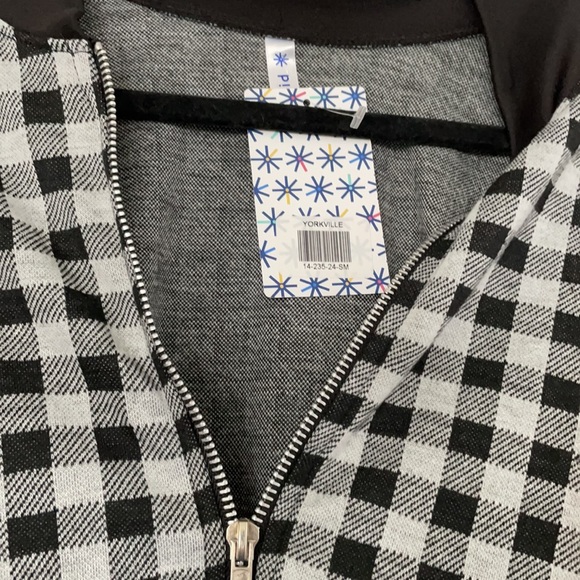 Small Houndstooth cloth bomber jacket - Picture 2 of 3